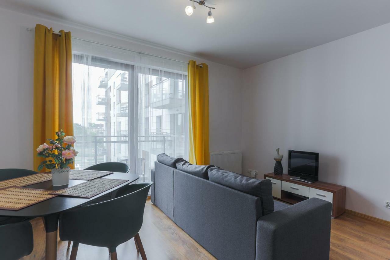 Apartament Gdansk Z Balkonem Stare Miasto Buitenkant foto